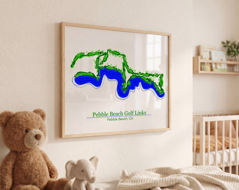 Pebble Beach Golf Links | Course Map|