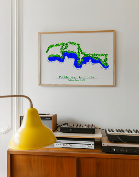 Pebble Beach Golf Links | Course Map|