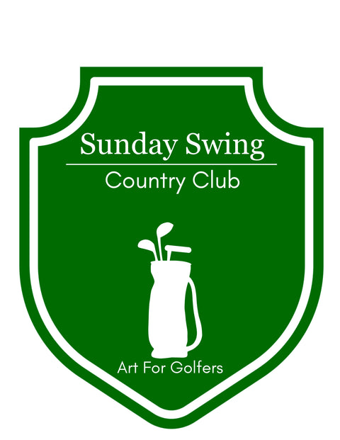 Sunday Swing Country Club Sticker