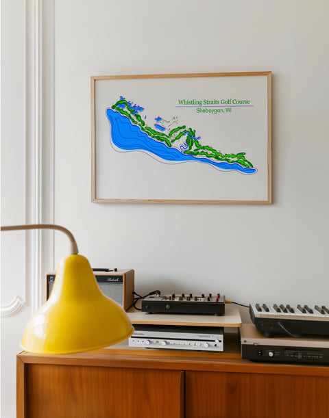 Whistling Straits Golf Course | Course Map|